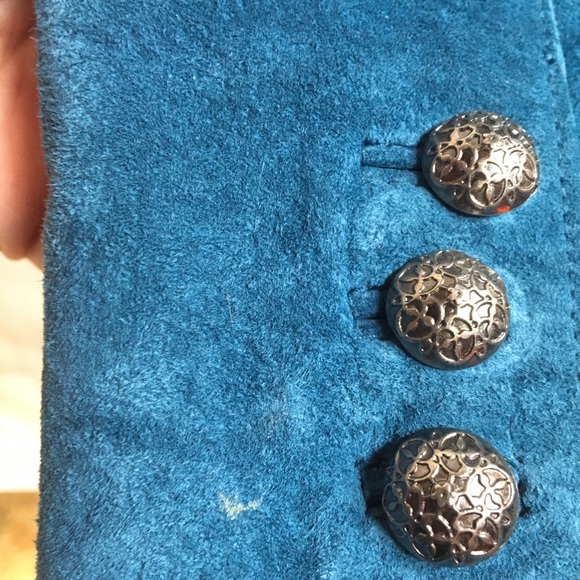 Blue suede jacket: Charter Club - Picture 3 of 8